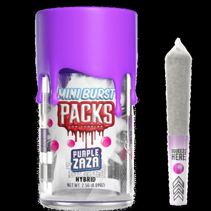 Packs | Mini Bursts | 5 Pack | Purple Zaza | 2.5g
